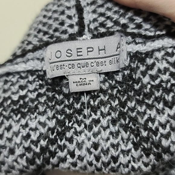 NWT Joseph A Ombre Grid Cardigan - Picture 4 of 6